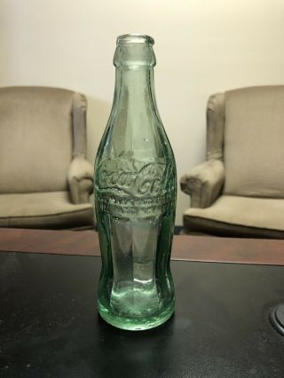 Extremely Rare “r,  ” 1915 Aliceville,  Alabama Coca Cola Hobbleskirt Bottle Ala Al