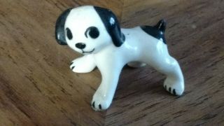 Vintage Hagen Renaker Monrovia Standing Puppy Dog Miniature Ceramic Animal Rare