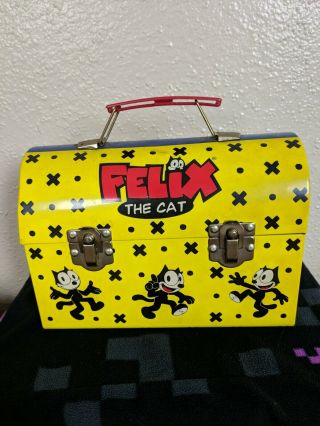 Felix The Cat Dometop Metal Lunchbox 1999