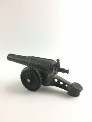 Vintage Premier Cast Iron Toy Howitzer Cannon All - 3544