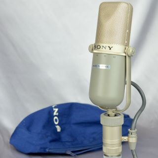 Sony C - 37p Vintage Condenser Microphone W/pouch Fet Version C - 37a Tube Sn2412