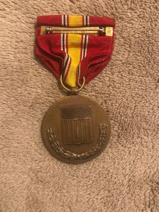 WW2 American Defense Service Campaign Medal - National Defense 2