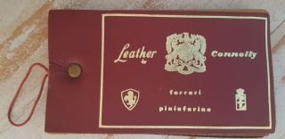 Ferrari Memrobilia,  Vintage Leather By Connolly Pininfarina,