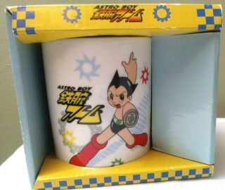Tezuka Astro Boy Mug With Lid Ceramic Mighty Atom Htf Anime Manga 2003