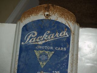 Vintage Packard thermometer - nicely rusted - 28 