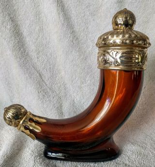 Avon Viking Horn Decanter Spicy After Shave Empty No Box