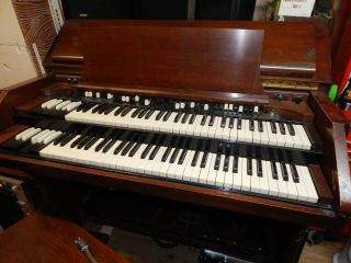 Vintage Hammond Model D Organ & B - 40 - Speaker With 2a3 Tubes And Jensen