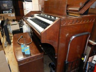 Vintage Hammond Model D Organ & B - 40 - Speaker with 2A3 Tubes and Jensen 2