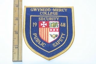 Pa: Gwynedd - Mercy College Public Safety Patch