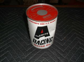 Alemite Racing Oil Can 1 Qt.  Full (metal)
