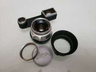 Vintage Leica Leitz Summicron - M 35mm F2 Ver1 8 - Element Goggles Version