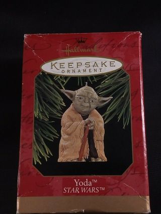 Hallmark Keepsake Ornament Star Wars Yoda 1997