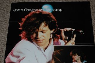JOHN COUGAR MELLENCAMP Uh Huh Concert Collage Poster 1984 NM08 2