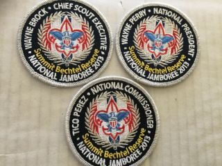2013 Jamboree Key 3 Set National President,  Commissioner & Chief Scout Executive