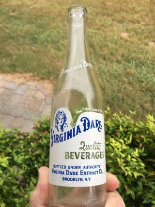 Vintage - Acl Virginia Dare Beverages Soda Bottle,  Valley Park Mo,  Missouri