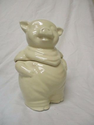 Vintage Shawnee Pottery " Smiley Pig " Cookie Jar - No Paint