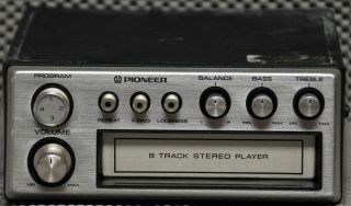 Pioneer Tp - 727 8 - Track Player Add Finishing Touch To Your Vintage Muscle Car