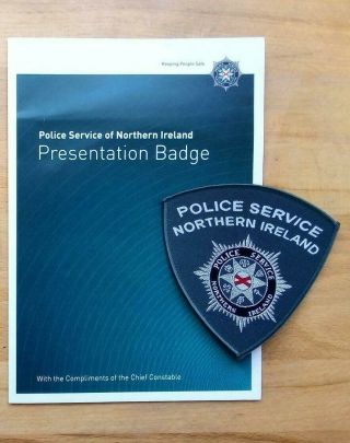 Northern Ireland Patch Police Service,  Presentation Folder Booklet