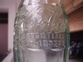 Coca Cola Coke Soda - EASTPORT,  MAINE - D - PAT 105529 ME Bottle - Porters Scarce 2