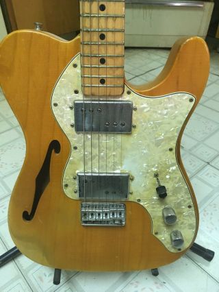Vintage Fender 1973 Usa Telecaster Thinline S / N 397520