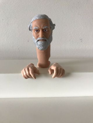 Marx Johnny West Adventures “ Robert E Lee” Head And Hands Only For Custom Figur