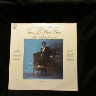 1969 Johnny Mathis Merry Christmas and Give Me All Your Love For Christmas LPs 2