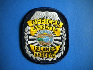 Officer Annette Islands Reserve,  Alaska Police Patch