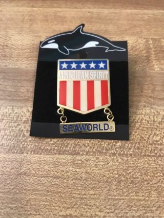 Seaworld American Spirit Pin