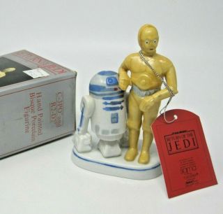 Star Wars Sigma Figurine C3p0 &r2 D2.  1983 Mib