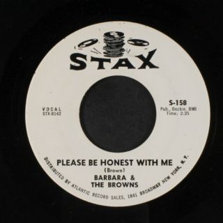 Barbara & Browns: In My Heart / Please Be Honest With Me 45 (dj,  Close To M -)