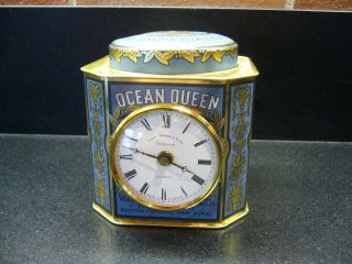 John Moore & Sons Clerkenwell London Clock Ocean Queen Coffee Grounds Tin