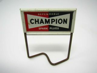 Champion Spark Plugs Dependable Mini Sign Vintage