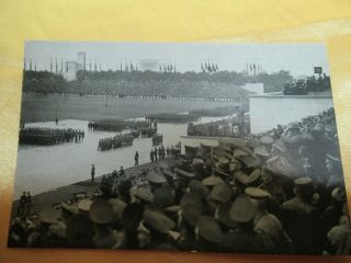 Wwii German Photo Postcard Of Nuremberg During Yearly Rally