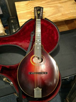 1921 Vintage Gibson A - 4 Mandolin With Gibson Hard Case