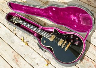 1977 Gibson Les Paul Custom Vintage Electric Guitar 2