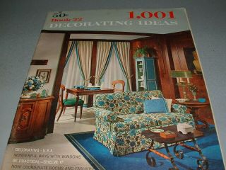 1965 Mid Century House Home Decorating Ideas,  Rooms,  Furniture,  Shades,  Book