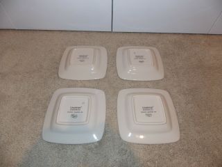 LONGABERGER Christmas Pottery Set (ALL THE TRIMMINGS PLATES X4) Item 31808 2