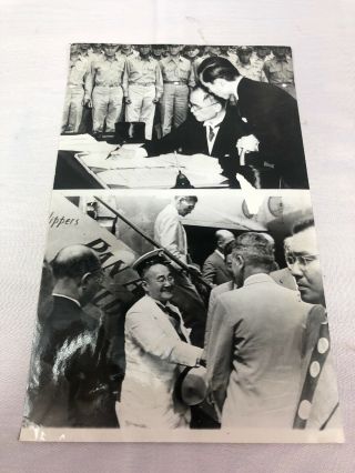 Ww2 Wwii Press Release Photo,  Japanese Surrender,  B&w,  Uss Missouri,  Army