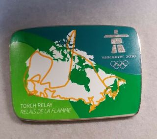 2010 Vancouver Torch Relay Olympic Winter Games Pin 1497/2900