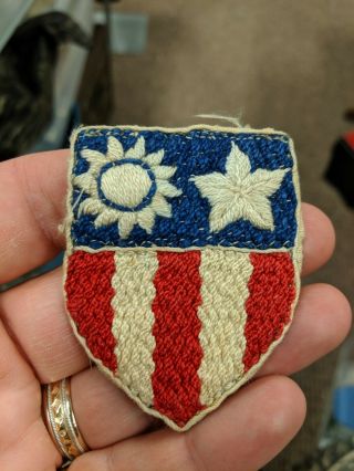 Wwii Us Army Cbi " In - Country " Made Patch Look