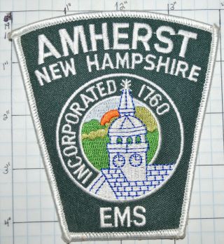 Hampshire,  Amherst Ems Emergency Medical Services Rescue Patch