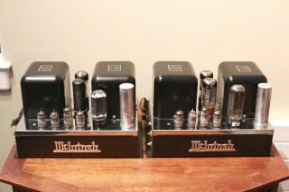 Vintage Mcintosh Mc - 30 Tube Mono Block Amplifier Stereo - Mc - 60 - Priced Each