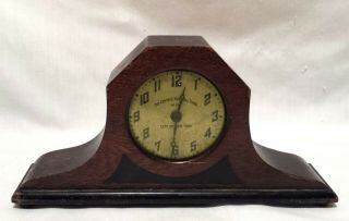 Vintage Central National Bank City Of York Small Mantel Clock Haven Co.