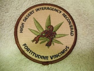 Harney County,  Oregon - High Desert Interagency Recon/erad Drug Team Patch