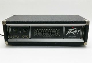 Peavey Series 260 C 260C Monitor W/ Equalizer Vintage Analog 400W Amplifier 2