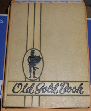 1951 Hot Springs Arkansas High School Yearbook Old Gold Book Trojans