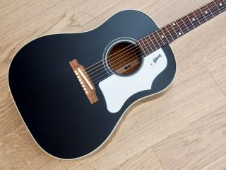 2014 Gibson Custom Shop J - 45 Adj Vintage Reissue Acoustic Guitar Ebony Vos W/ohc