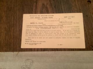 1943 WWII SOLDIER ' S DRAWING OF UNCLE SAM ' S PEACE TERMS WITH HITLER 2