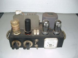 Vintage Homebrew 10 Meter Mobile Transmitter Probably Early 1950s With Tubes