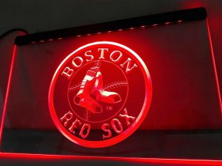 Boston Red Sox Led Neon Sign Light Baseball Sports Team